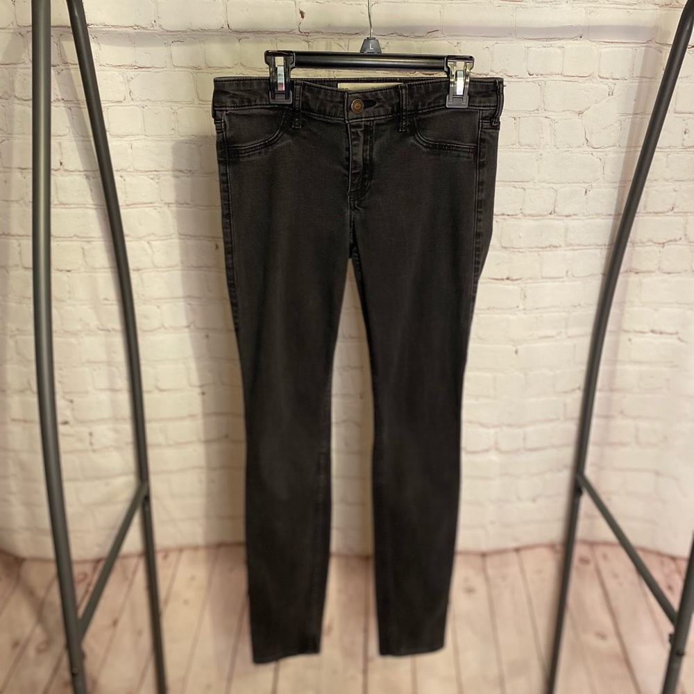 Black Hollister jean leggings size 26 x 29 denim